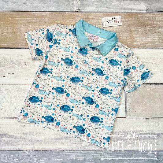 Best Fish in the Sea - Boys Polo Shirt